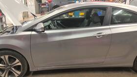 120-59446bl Hyundai Local Pickup Only Driver Front Door Electric Coupe Korea Built Se Fits 13-15 E