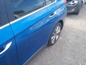 130-10285bl Hyundai Local Pickup Only Driver Rear Side Door Without Body Moulding Fits 17-20