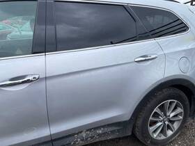 130-59455al Hyundai Driver Rear Side Door Electric Privacy Tint Glass Fits 13-19 Santa Fe 2310124