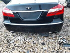 190-59144a Hyundai Local Pickup Only Rear Bumper Sedan Without Park Assist Fits 12-14 Genesis 117