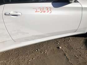 760042m001 Hyundai 2013-2016 Genesis Coupe Right Front Passenger Door White Electric 76722