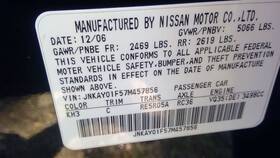 130-59287l Infiniti Local Pickup Only Driver Left Rear Side Door Fits 06-10 M35 1626056