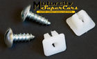 Inl10118 Inline Tube Gm License Gas Door Plate Mounting Hardware Plastic