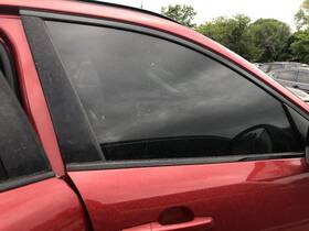 T4a1368 Jaguar 2017-2020 F-pace Right Front Passenger Door Cah Red Black Belt Mldg 95741