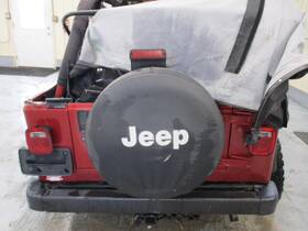 55176340ad Jeep Used Rear Cargo Door Assembly Back Fits 1998 Wrangler Lower Without Vent