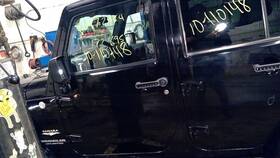 120-00732bl Jeep/plymouth Truck Px8 Black Driver Front Door Full Power Window Fits 07-10 Wrangler