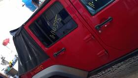 130-03141cr Jeep/plymouth Truck Pr4 Red Passenger Rear Side Door Full Vin W 6th Digit Fits 11-18 Wrangler 1