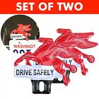 Jlm1821041 Johnny Law Motors Retro Mobil Oil Horse Pegasus License Plate