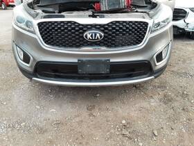 105-60028c Kia Local Pickup Front Bumper One Piece Halogen Fog Lamps Fits 16-17 S