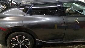130-10663br Kia Local Pickup Only Passenger Right Rear Side Door Without Acoustic Glass Fits 2
