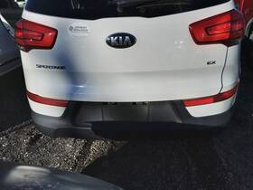 190-50524f Kia Local Pickup Only Rear Bumper Single Exhaust With Park Assist Fits 14-16 Sport