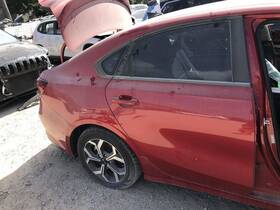 77004m7000 Kia 2019 2020 2021 Forte Rear Side Door Right Passenger R4r Red Sedan 884380