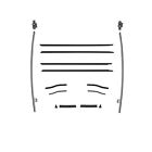 M222 Mustangs Unlimited Deluxe Window Felt Kit Mustang Coupe Convertible