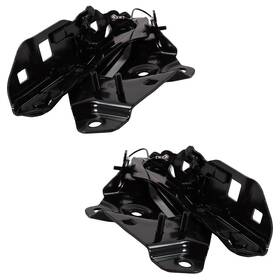Rc13050017-rc13050018-z8 Marinepartsdistributors New Pair Of Hood Hinge Fits Chevrolet By Gm1236209 Gm1236208 84016841 84016840