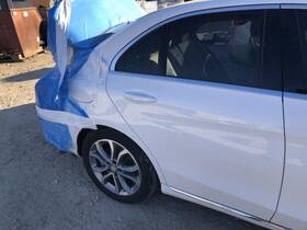 2057300205 Mercedes-benz 2015-2021 C300 Rear Side Door Right Passenger 149 White Sedan 8413