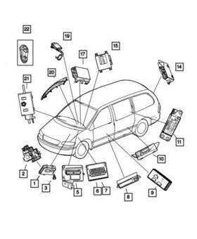 4686686an Mopar 4686686am Genuine 2001-2007 Dodge Grand Caravan Rear Power Sliding Door