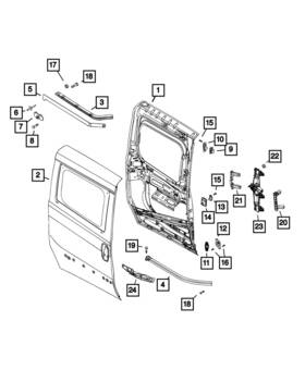 68330396aa Mopar Genuine Bracket Left