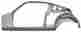 Qp20-641r Gs 1995 66 Mustang Fastback Quarter Door Front Frame Combo Passenger Side