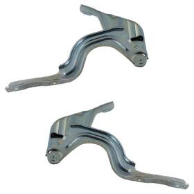 Rh13050021-rh13050022a4 Rareelectrical New Pair Of Hood Hinge Fits Hyundai By 79110j9000 Hy1236178 Hy1236177 79120j9000