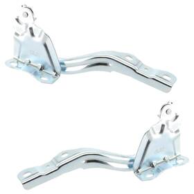 Rk13050013-rk13050014a8 Rareelectrical New Pair Of Hood Hinge Fits Kia Rio S Lx By 79110h8000 Ki1236174 Ki1236173