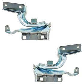 Rn13050013-rn13050014a2 Rareelectrical New Pair Of Hood Hinge Fits Nissan Kicks Sv 4 Cyl 1.6l By Ni1236192 Ni1236193