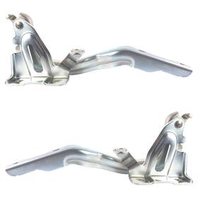 Rn13050015-rn13050016a3 Rareelectrical New Pair Of Hood Hinge Fits Nissan Versa Sv 4 Cyl 1.6l Ni1236194 Ni1236195