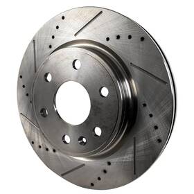 Stpg27110001drsa2 Rareelectrical New Cross-drilled Brake Disc Fits Saturn Outlook Xe 6 Cyl 3.6l By 41232 55150
