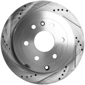 Stpg27110002drsa2 Rareelectrical New Cross-drilled Brake Disc Fits Saturn Outlook Xe 6 Cyl 3.6l By 41233 55151