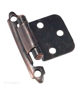 H234 Rv Designer 601320472340 Door Hinge Self Closing Old World Brass Set Of 2