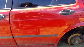 130-59343l Saab Local Pickup Only Driver Rear Side Door Vin E 4th Digit Station Wgn Fits 99-10