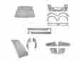 Sarf-67efkc 1967 1968 Eleanor Mustang Convertible Or Coupe Fiberglass Body Kit