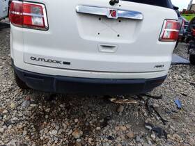 190-00532b Saturn Local Pickup Only Rear Bumper Single Exhaust Without Park Assist Fits 07