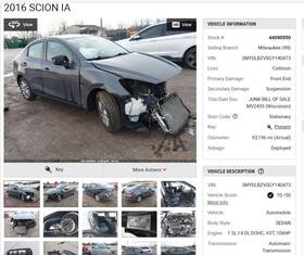 120-60589r Scion Local Pickup Only Passenger Right Front Door Fits 16-20 Yaris 4547916