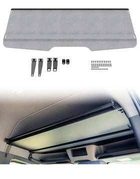 Ni-c1317 Starone Aluminum Van Headliner Shelf For 2019-2024 Mercedes Sprinter With Curtain Rod