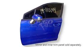 120-10432bl Subaru 18 19 20 21 Wrx Sti Driver Left Front Door Blue