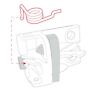 211843755 Vw Bus 68-79 Sliding Door Catch Spring Tough To Find Free Ship