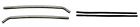 7707460 W-495 Chq Quarter Window Vertical Chrome Camaro Firebird Channel Trim Seal