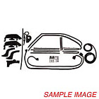 Ws684std Yearone Standard Full Weatherstrip Kit For Coupe Models
