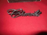 Nos 1972 Chevrolet Impala Kingswood Wagon Caprice Script Grille Emblem. Fixed Price $125.00.