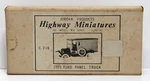 Jordan C-216 Ho 1:87 1925 Ford Panel Delivery Truck Kit Nib. Fixed Price $14.99.