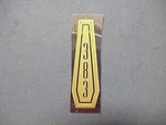 1966 Vip Sport Fury Satellite Mopar Hood Ornament 383 Insert Belvedere. Fixed Price $22.95.