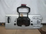 18-2024 Jeep Wrangler Rear Back Door / Tailgate Silver Spare Tire Carrier Used. Fixed Price $650.00.