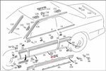 Mercedes W124 Coupe 88-95 Front Door Panel Fastener Clips 10 Pcs Oem A0019885681. Fixed Price $46.58.