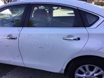 2013-2018 Nissan Altima Left Driver Side Rear Door White Small Scratches. Fixed Price $120.00.