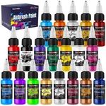 Fansarriche Paint Set, 20 Colors Acrylic Kit, Ready.... Fixed Price $25.99.
