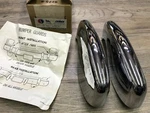 1962-66 Studebaker Lark Nos Chrome Front Or Rear Dlx Bumper Guard Set AC3516 C-g. Fixed Price $165.00.