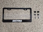 Daytona International Speedway Black Stainless Steel License Plate Frame. Fixed Price $18.89.
