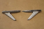 1953 1954 1955 Corvette Original Side Molding Gullwings Pair Gm 3706591 3706592. Fixed Price $250.00.