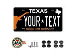 Texas Lone Star Long Horn Custom Personalized License Plate 12 6 In. Fixed Price $13.95.