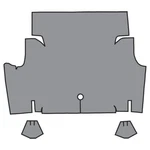 Trunk Mat 1964-1968 Ford Mustang Coupe/convertible Tm Vinyl. Fixed Price $102.90.